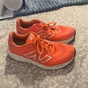 New Balance 880 Coral/White Women's Athletic Shoes 8W